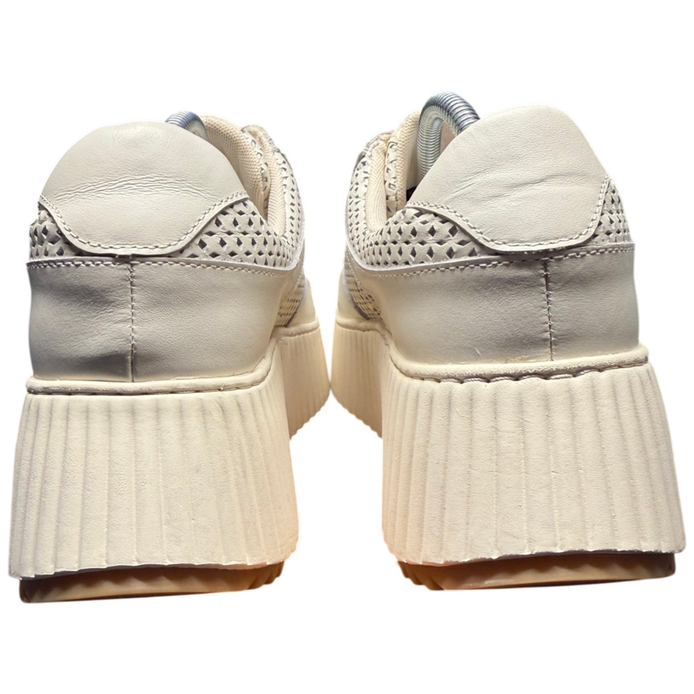 Dolce Vita Dashia Women's 7.5 White Leather Platform Sneakers - Picture 6 of 11